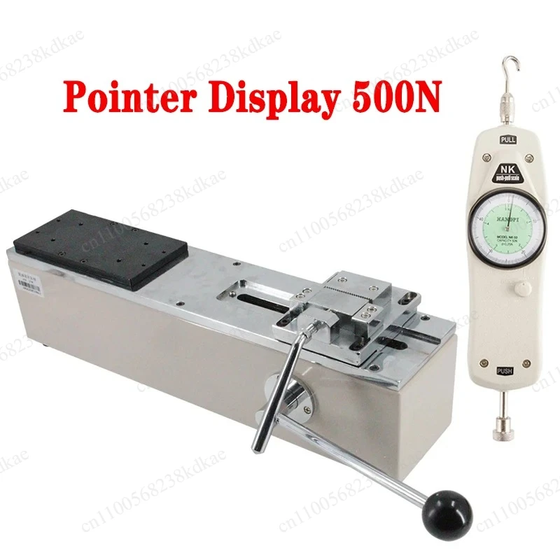 Horizontal Manual Tensile Testing Machine, 1000N HPH Pull Force Gauge, Wire Harness Terminal Tester