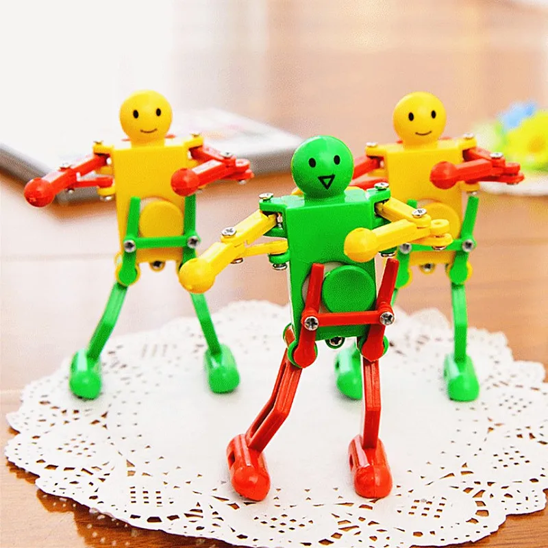 Robot Dansant à Remontage Mécanique - Jouet Amusant 11.5cm Pour Enfants, Voyages, Fêtes Et Cadeaux