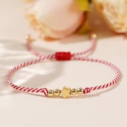 Go2boho Martis Series Trendy Gorgeous 18k Gold Plated Bead And Flower Greek March Bracelet For Women Design Jewelry 2024 New
