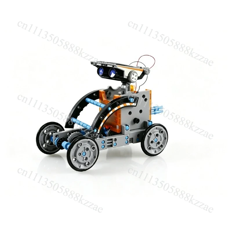 12-in-1 Education Solar Robot Toys -190 Pieces DIY Building Science Experiment Kit for Kids Aged 8-10 and Older,Solar Powered