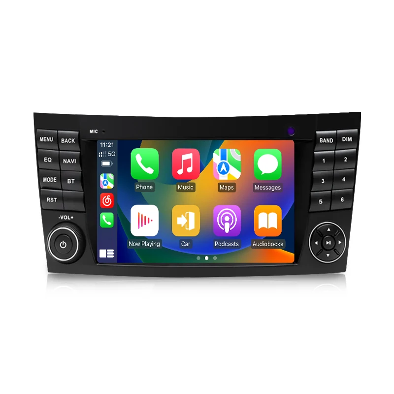 Voor Mercedes Benz E-Klasse W211 E200 E270 E280 E300 Android 13 Auto Multimedia Video Player Audio GPS Autoradio Carplay Autoradio - afbeelding 2