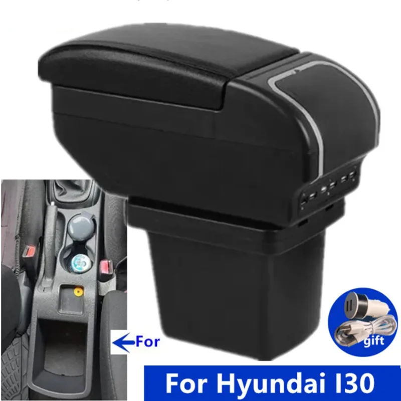 For Hyundai I30 Armrest Box For Hyundai Elantra Touring I30 FD I30cw 2007-2011 Car Armrest Storage Box Retrofit Car Accessories