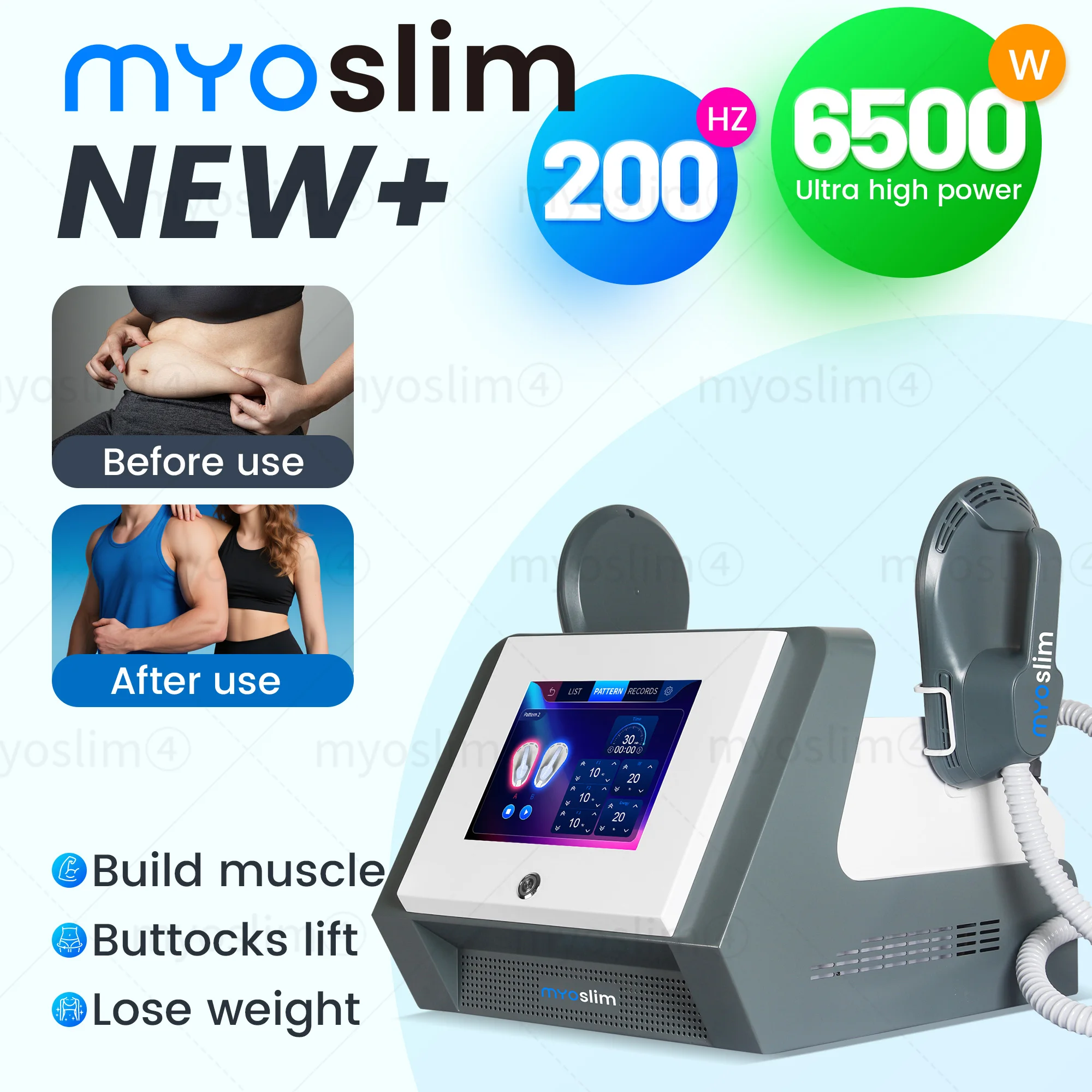 

Аппарат MYOslim RF Sculpt: Новейшая модель 6000 Вт для коррекции фигуры, электромагнитной стимуляции мышц и тазовой области, технология для салонов красоты
