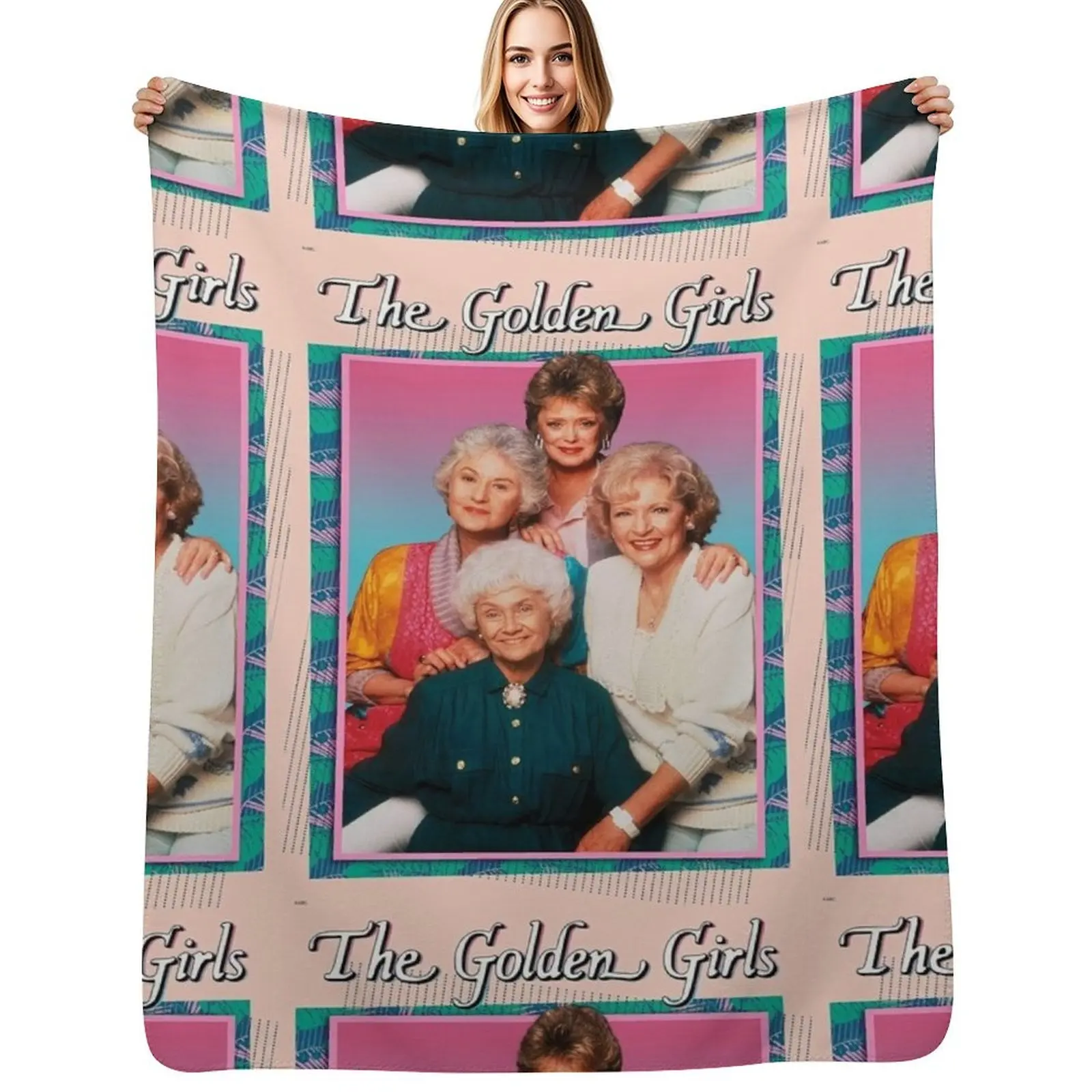 

The Golden Girls - classic TV show Throw Blanket Stylish Warm Blanket for Living Room Bedroom