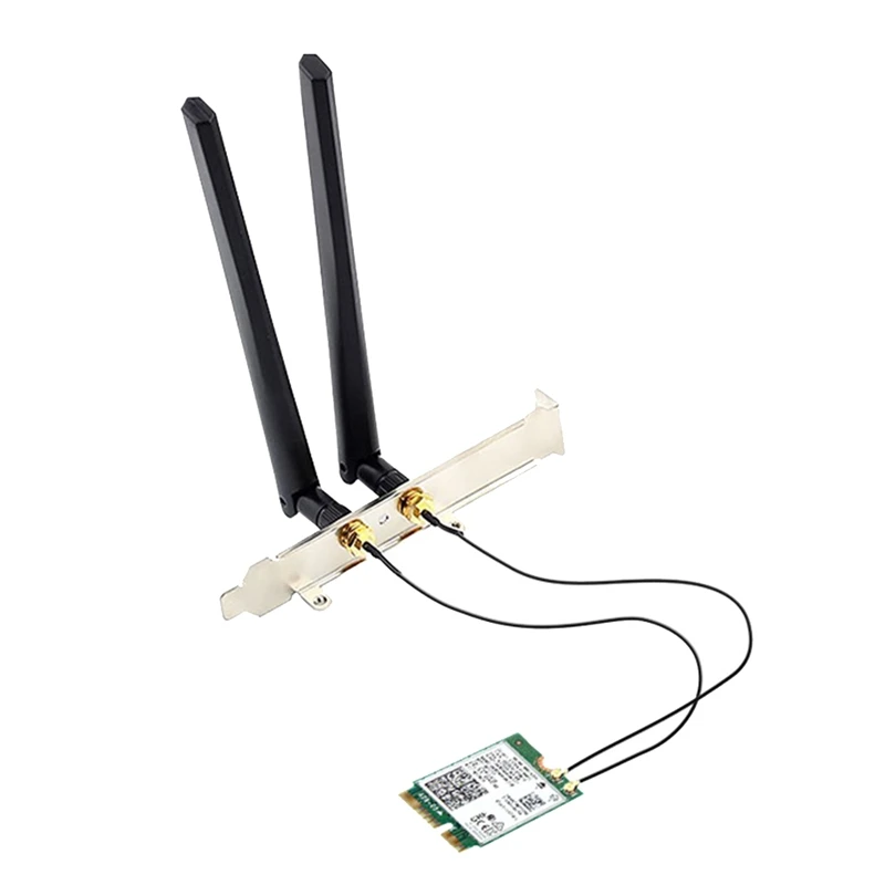 بطاقة واي فاي 9560ngw مع هوائي ، 1730mbps ، لاسلكية ، التيار المتناوب 9560 ، 2.4g ، 5g ، bt 5.0 ، 802.11Ac ، m.2 ، cnvi ، محول a