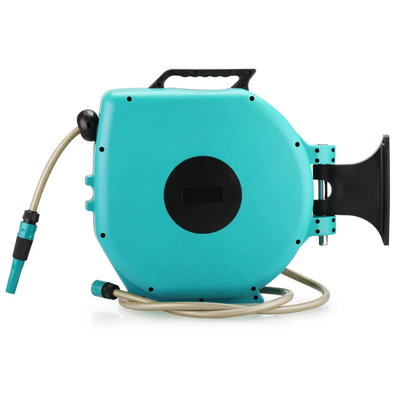 1/2 Vacuum Metal Retractable Hose Reel air Hose Reel Retractable Industrial Water Hose Reel Cart view 2