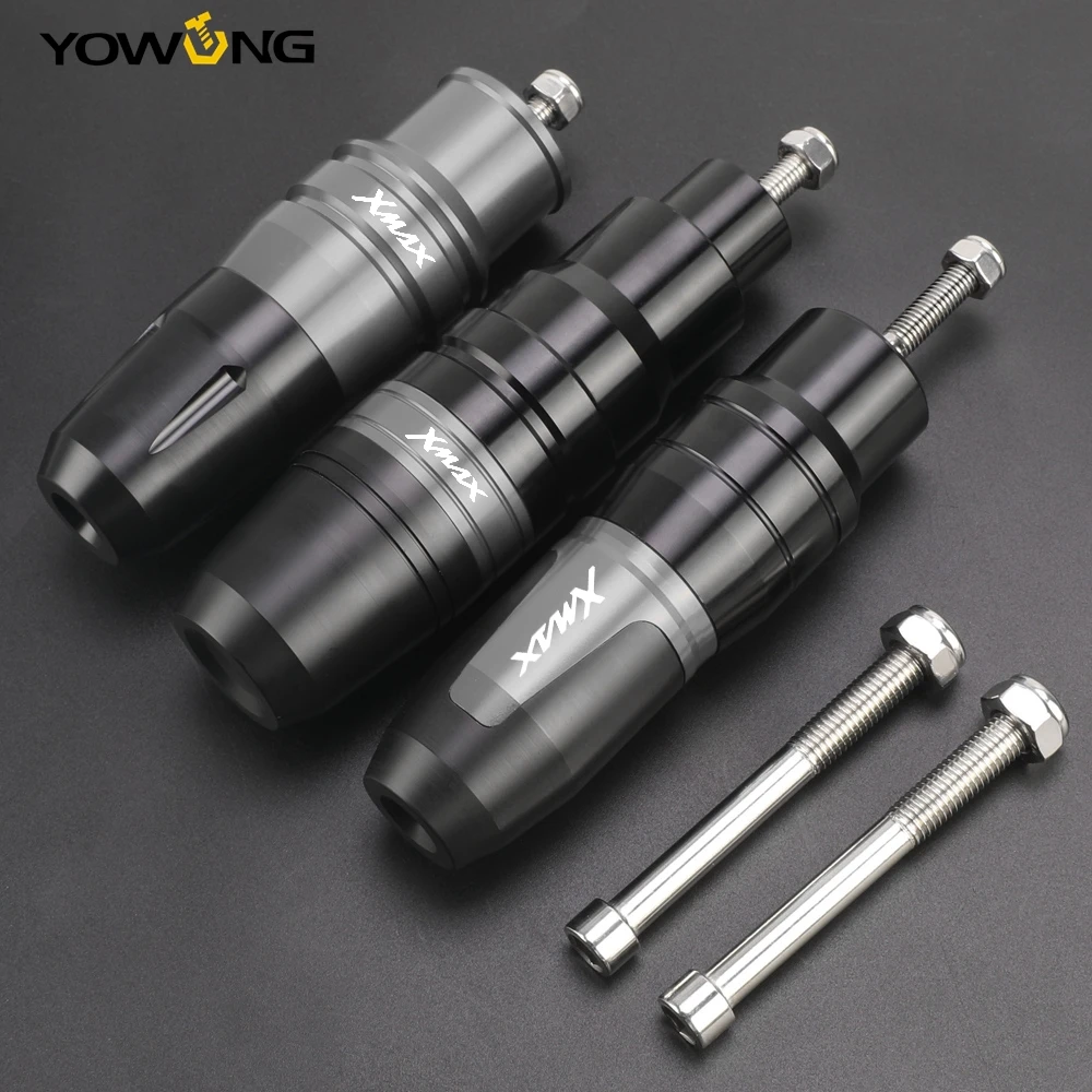 

FOR YAMAHA X-MAX XMAX125 XMAX250 XMAX300 XMAX400 Motorcycle CNC Aluminum Frame Crash Pads Exhaust Sliders Crash Protector