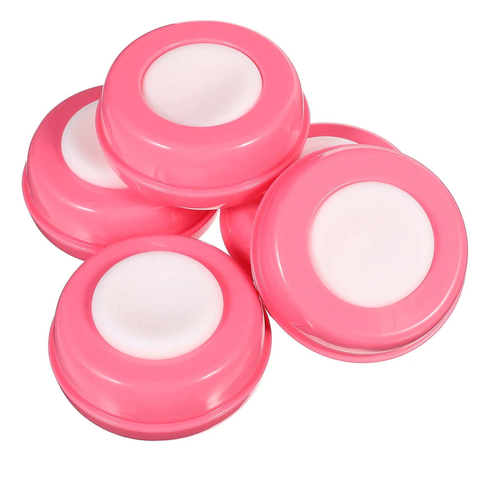 

5 шт. герметичные силиконовые уплотнительные диски, крышки для детских бутылочек, розовые сменные колпачки, широкая шея, дорожные аксессуары для хранения бутылочек с молоком