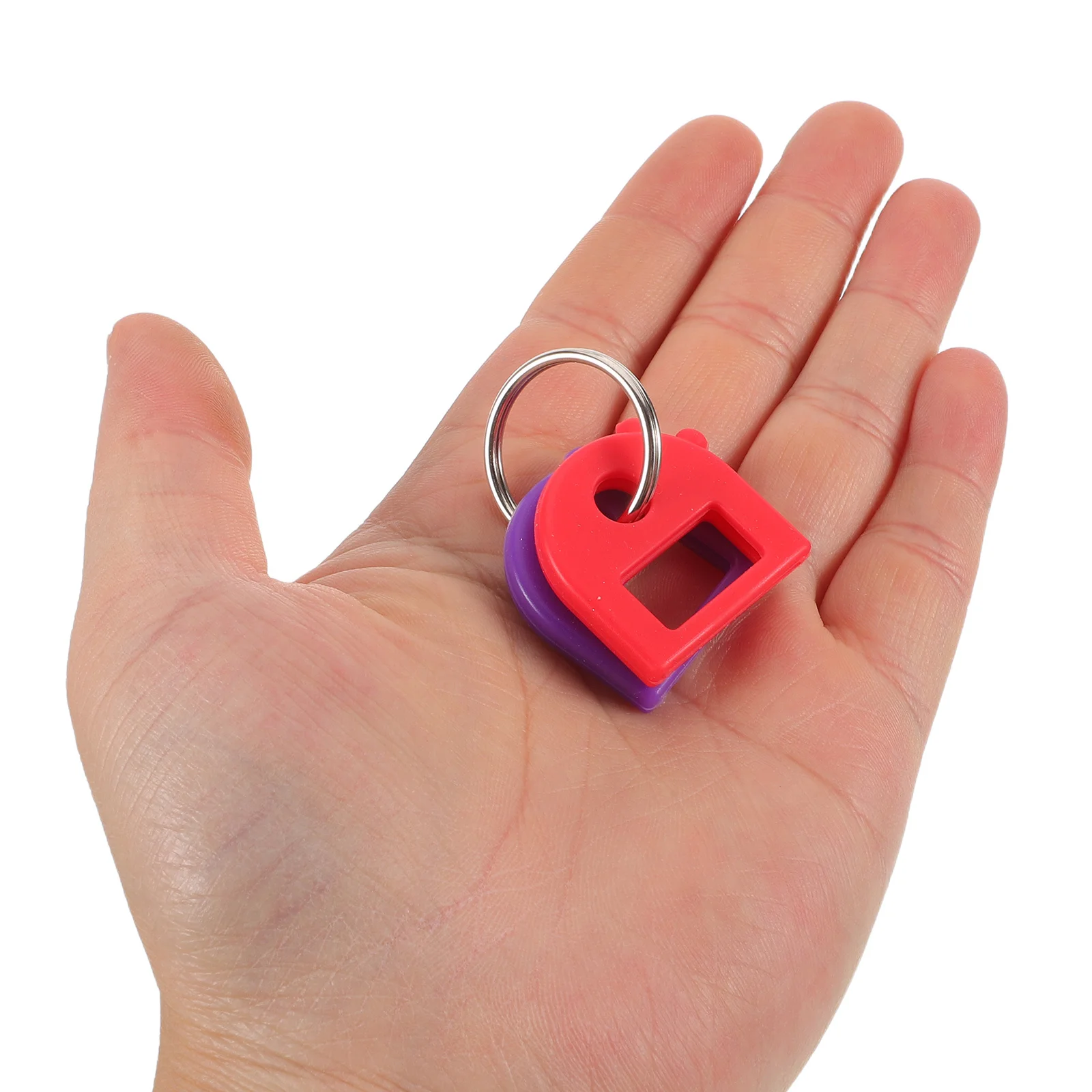 

16Pcs Silicone Key Cap Covers Colored Key Tags Identifiers Multi Color Sleeve for Apartment Silicone Keycase