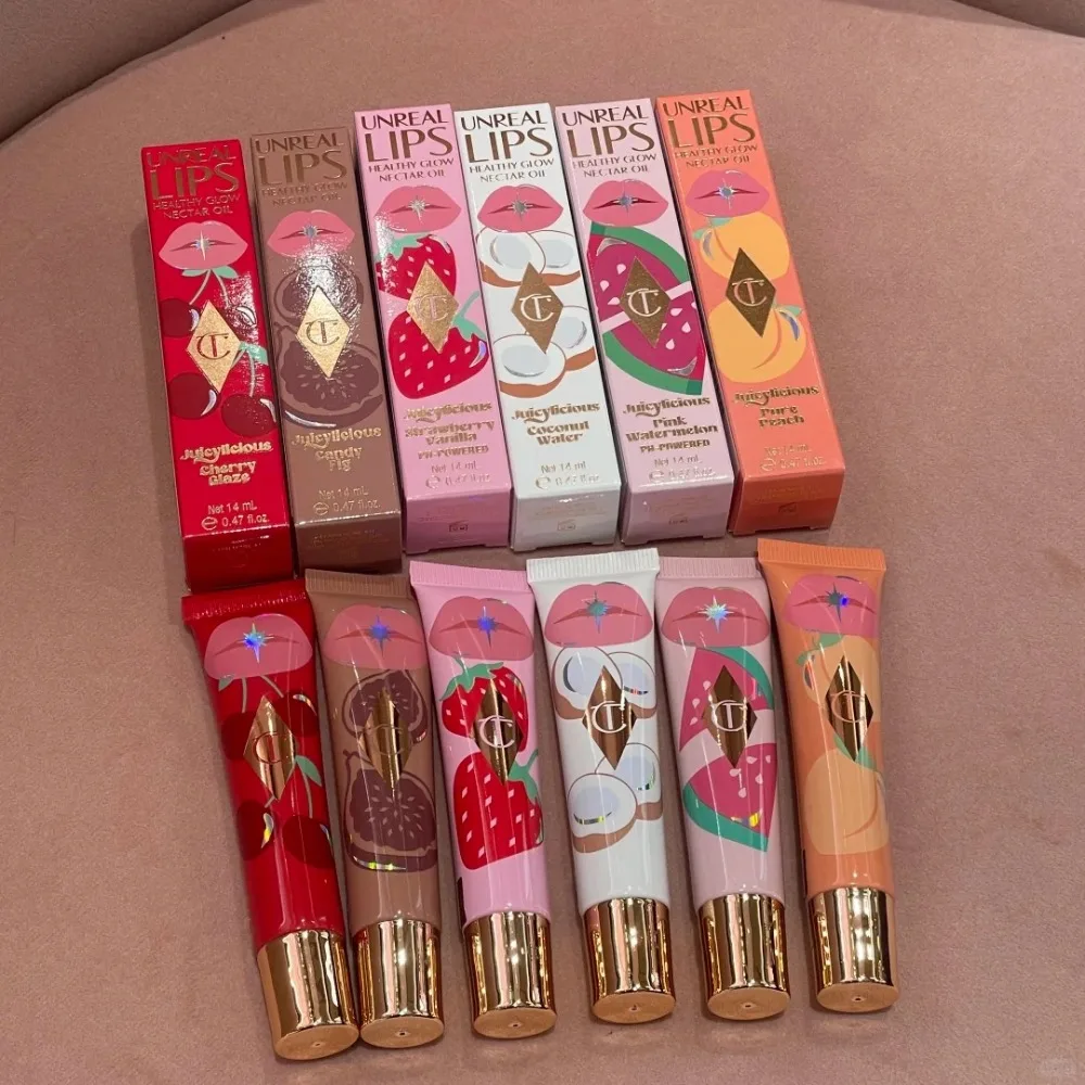 شارلوت/تيلبري جيلي ملمع الشفاه بلسم الشفاه يغذي الشفاه يحسن حساسية الجفاف والتقشير ويقلل الخطوط الدقيقة