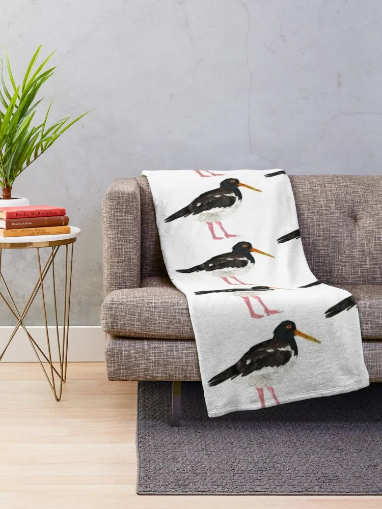 Oystercatcher Throw Blanket Softest Fluffy Softs Beautifuls Blankets