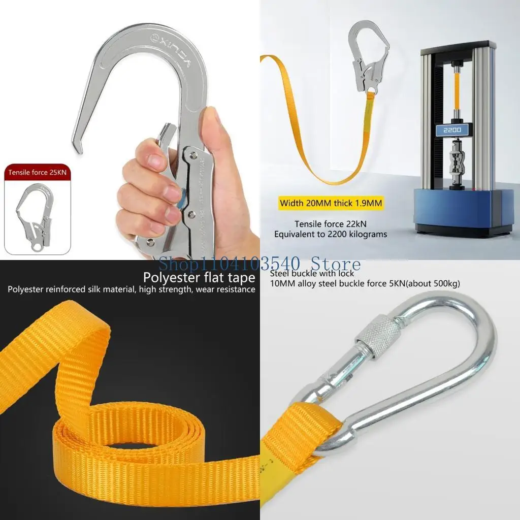 02dc-safety-rope-outdoor-electrician-fence-work-at-heightfall-prevention-safety-belt