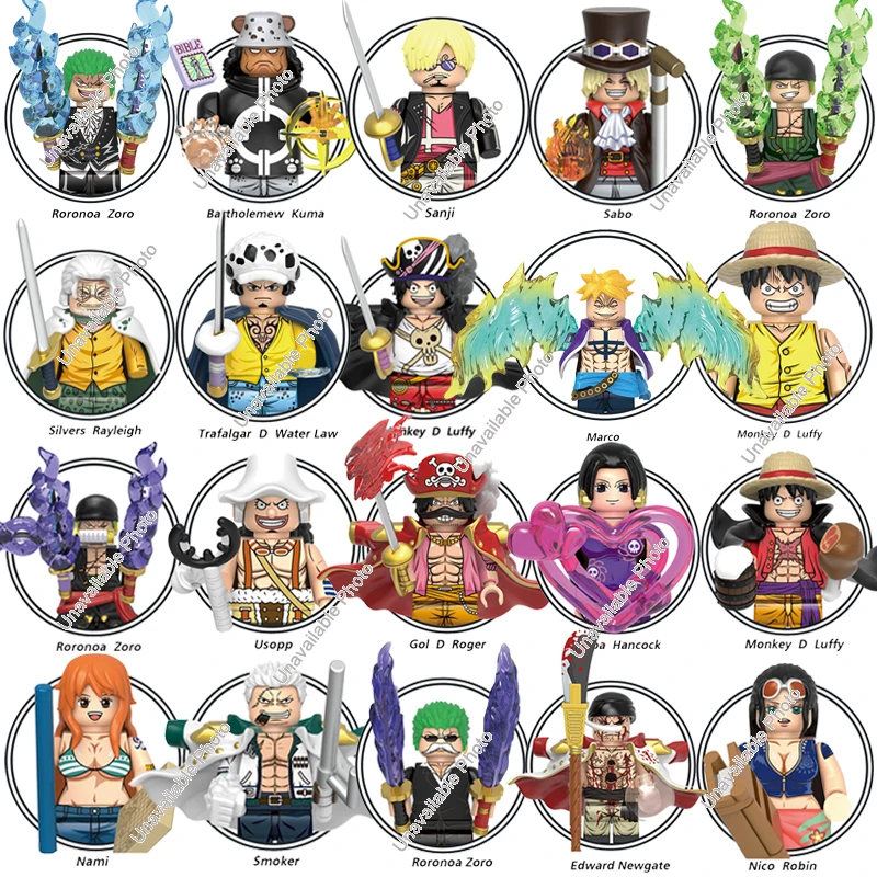 

Горячие игрушки NEW ONE PIECE Аниме Строительные блоки Monkey D Luffy Roronoa Zoro Sanji Sabo Silvers Rayleigh Мини-кукла Аниме Фигурки Игрушки