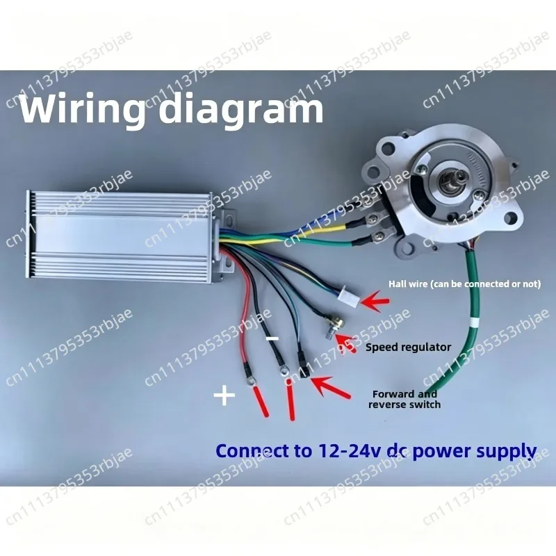 DC12V-24V Brushless Motor Controller, High Power, Brushless Motor Driver 800W 40A