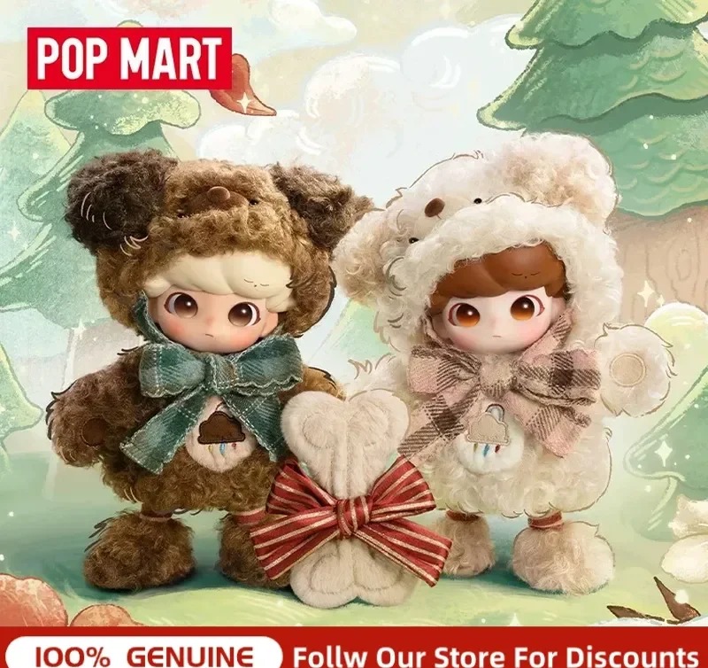 

Genuine POP MART DIMOO Tiny Puppy 1/8 Movable Doll Blind Box, Cute Collectible Figure Room Decoration Toy Gift for Girls