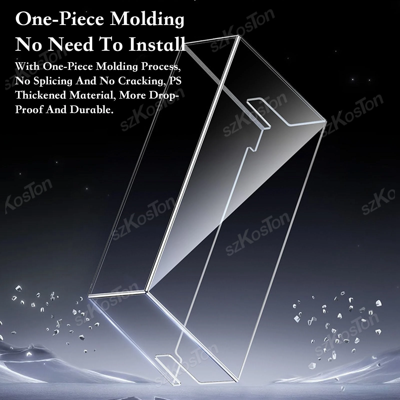 Capa protetora acrílica contra poeira para switch 2, console de jogos, capa protetora transparente, anti arranhões, à prova d'água, acessórios para jogos switch2