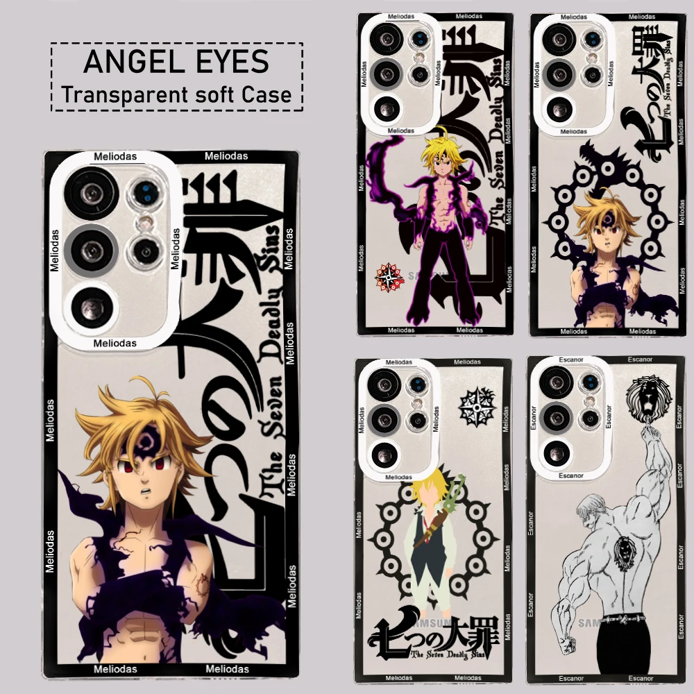 

Anime Seven Deadly Sins Phone Case For Samsung S24 S23 S22 S21 S20 S10 FE Note20 Note10 Plus Ultra Lite 5G Clear Soft TPU Cover