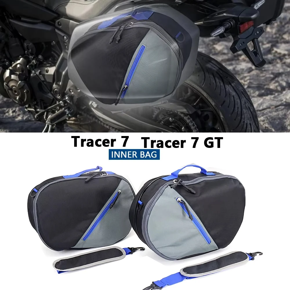 

For Yamaha Tracer 7 GT TRACER 7 GT 2021-2024 Motorcycle New Luggage Bags Expandable Inner Bags Tracer7 GT TRACER7
