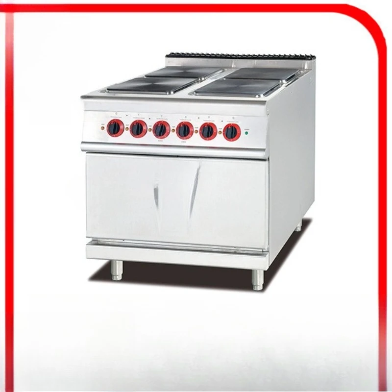 

EH-887A Vertical electric four-head cooking stove with oven, kitchen equipment, hotel kitchen equipment