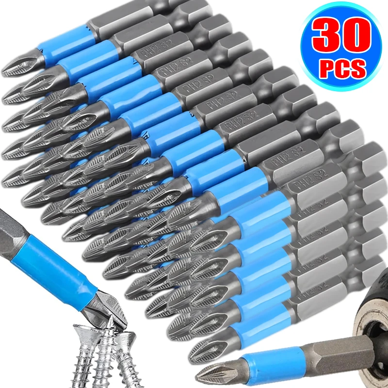 

Phillips Magnetic Screwdriver Bit Hex Shank Impact Driver Bits PH1 PH2 PH3 PZ1 PZ2 PZ3 Electric Screwdriver Drill Bit Power Tool