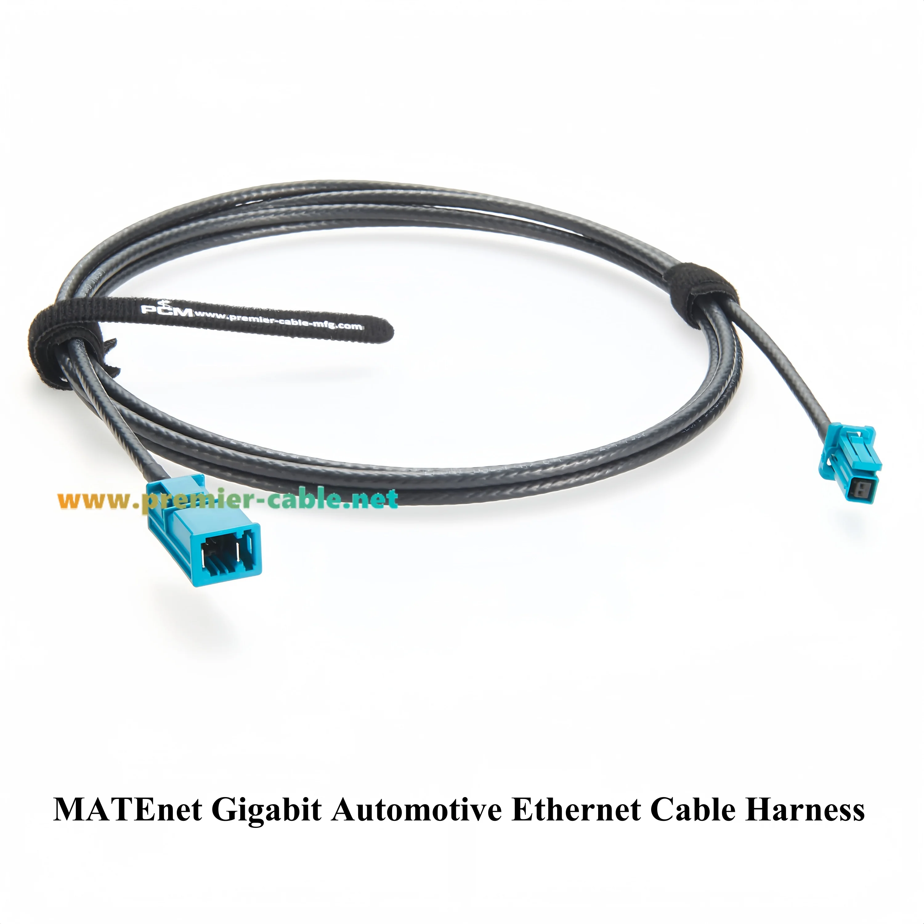 MATEnet Stecker auf Buchse Verlängerungskabel, Original TE MATEnet Gigabit Automotive Ethernet Kabelbaum 2302461 -9 bis 2302510 -9 2m – Detail 3