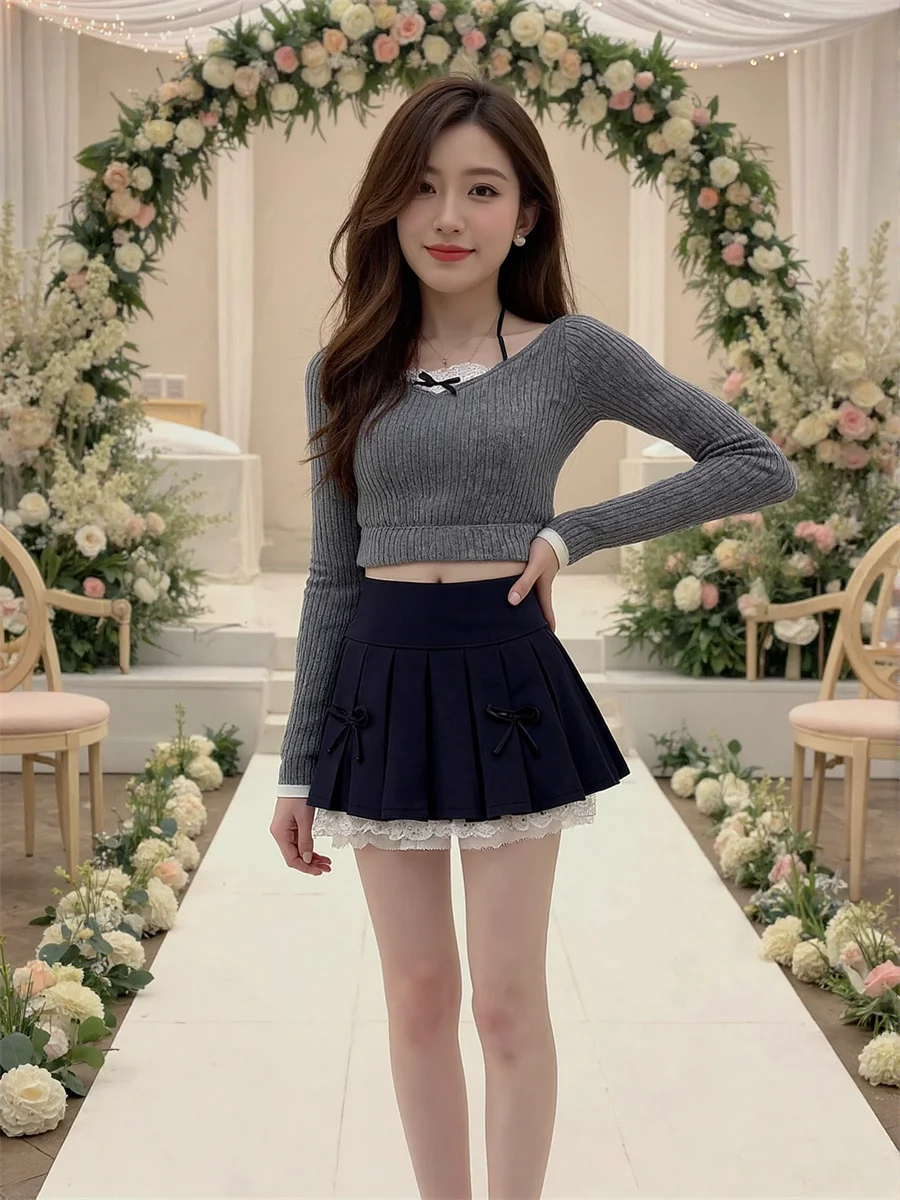 Patchwork Mini Kanten Rokken Vrouw Formele Vrouwen Kleding Zomer Mesh Lange Strandkleding Kust Dame Overlappend Lichtgewicht Ademend