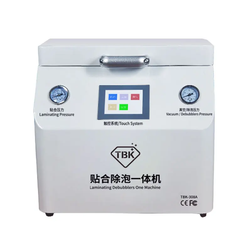 308A Coating Defoaming Machine All-in-One For Touch Screen Glass OCA Vacuum Lamination With Built-in Bubble Removal Function