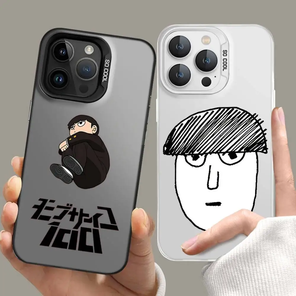 

Anime M-mOB-PSYCHO-100 Kawaii Phone Case For IPhone 17 16 15 11 12 13 14 Pro Max 16 Plus 12 Mini 7 8 XR XS 15Pro MAX Cove