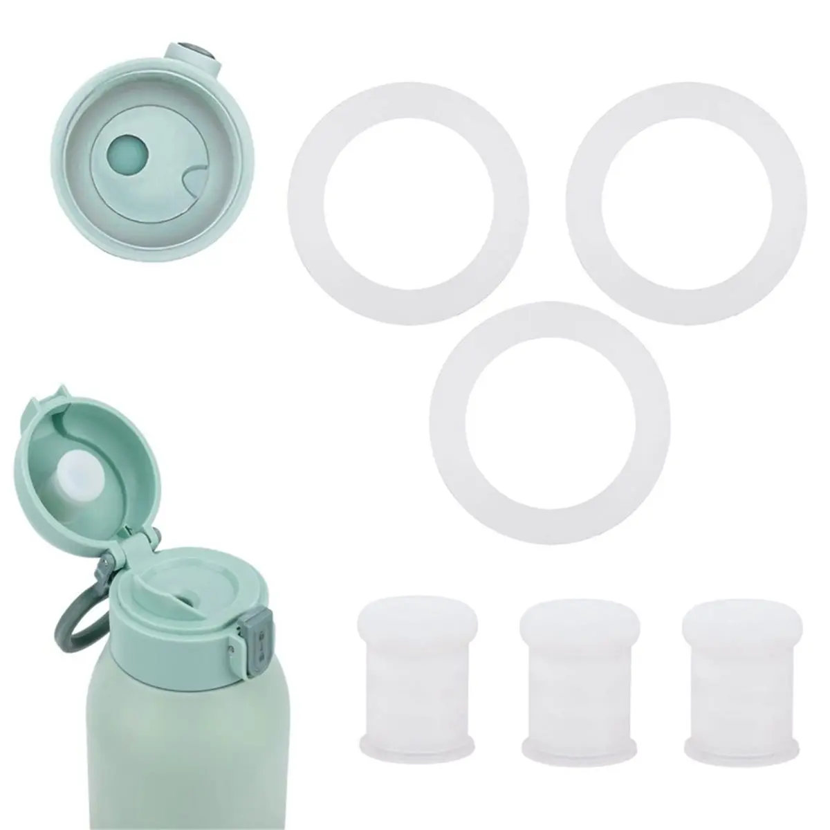 COFA Baby Bottle Warmer Accessories Set for 17oz , Silicone Stopper Gasket and Seal Rings Replacements
