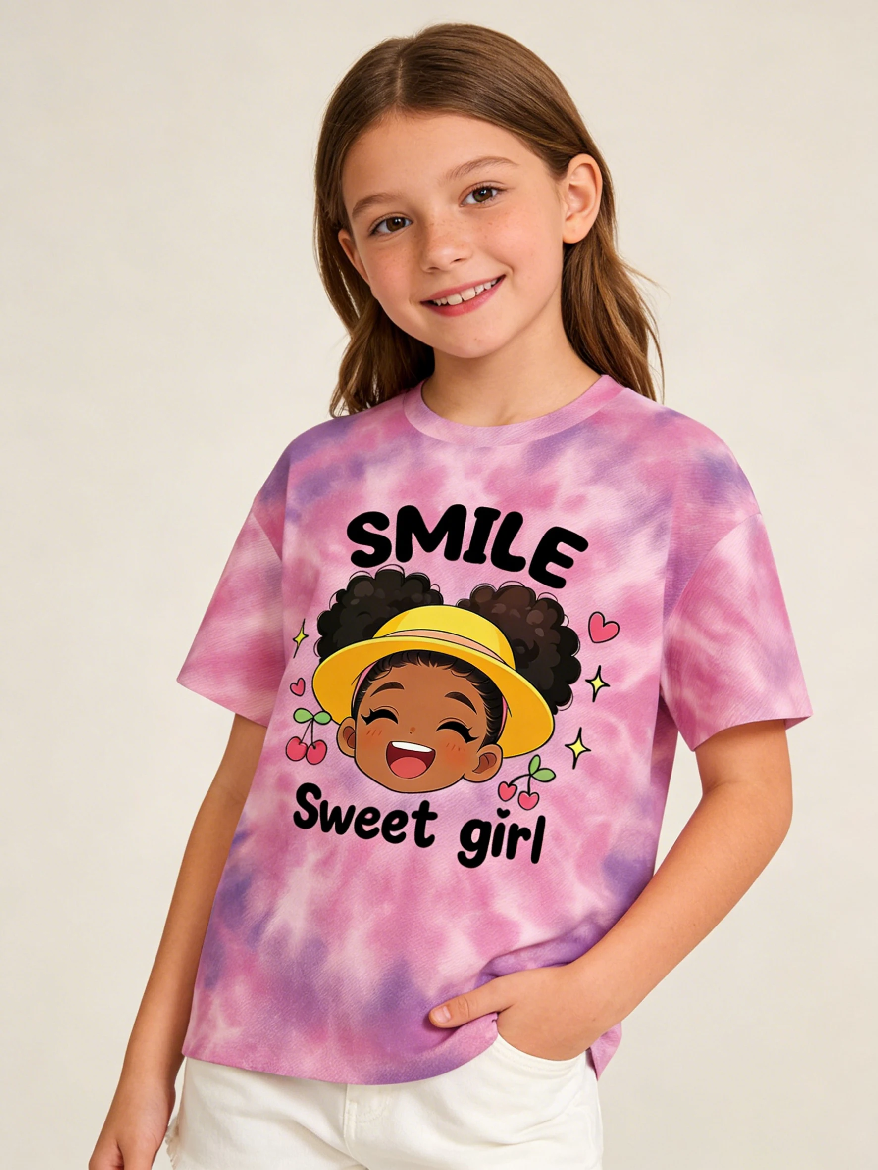 تي شيرت أطفال مطبوع عليه ربطة عنق ناعمة، نمط لطيف، قماش ناعم #2