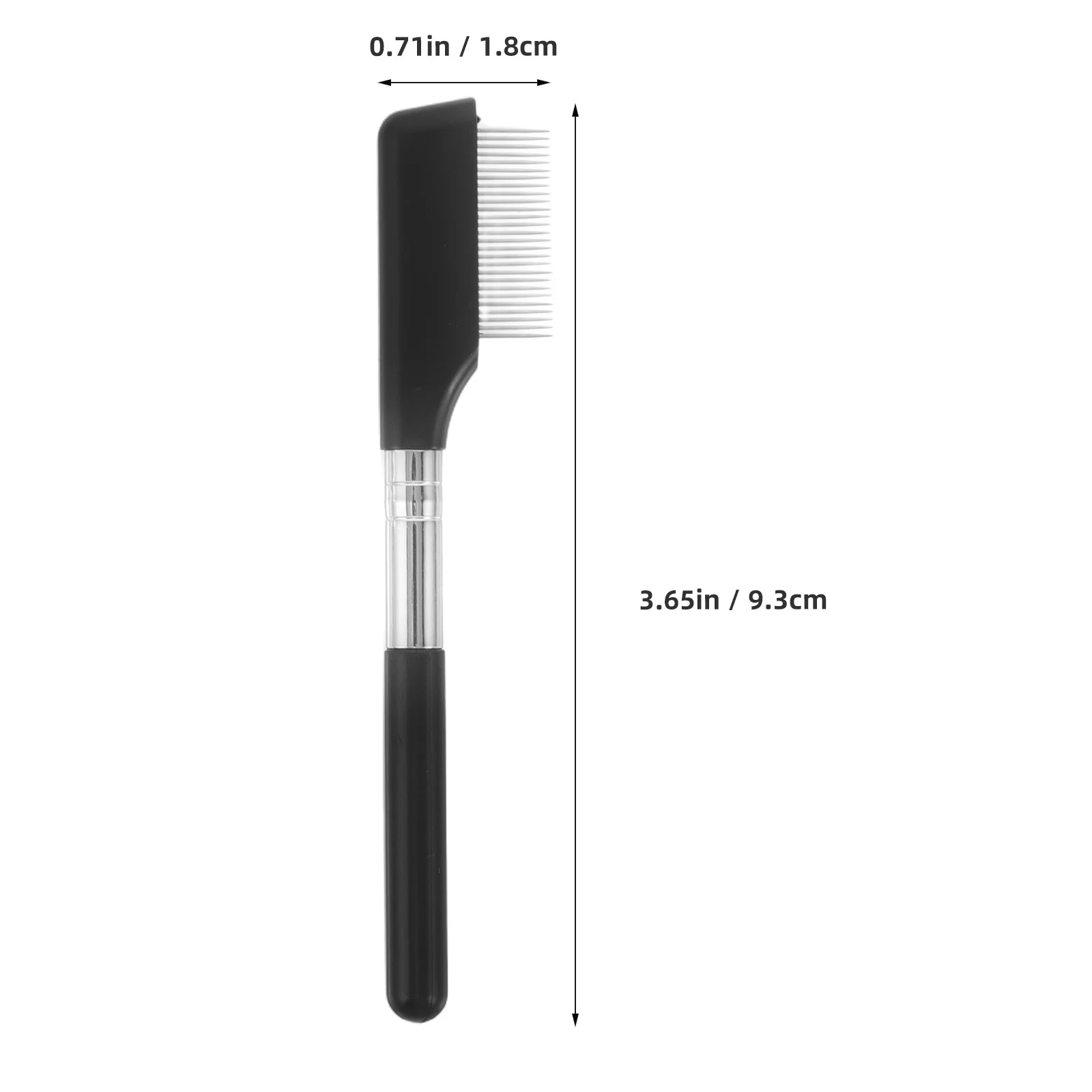 Peigne à cils en métal, séparateur de style de sourcils, conception de dents fines, accessoire de maquillage professionnel, séparateur de peigne à cils 6 pièces