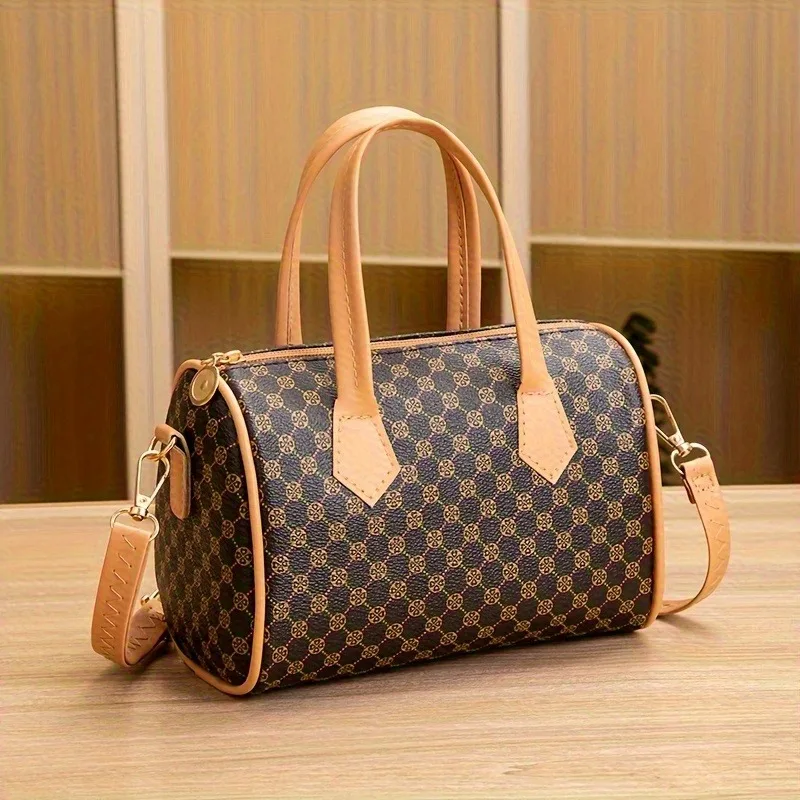 Handtaschen im Vintage-Stil, Umhängetasche, verstellbarer Riemen, Damen-Messenger-Umhängetasche, elegantes Accessoire, Einkaufstasche, Geldbörse, schick – Detail 2
