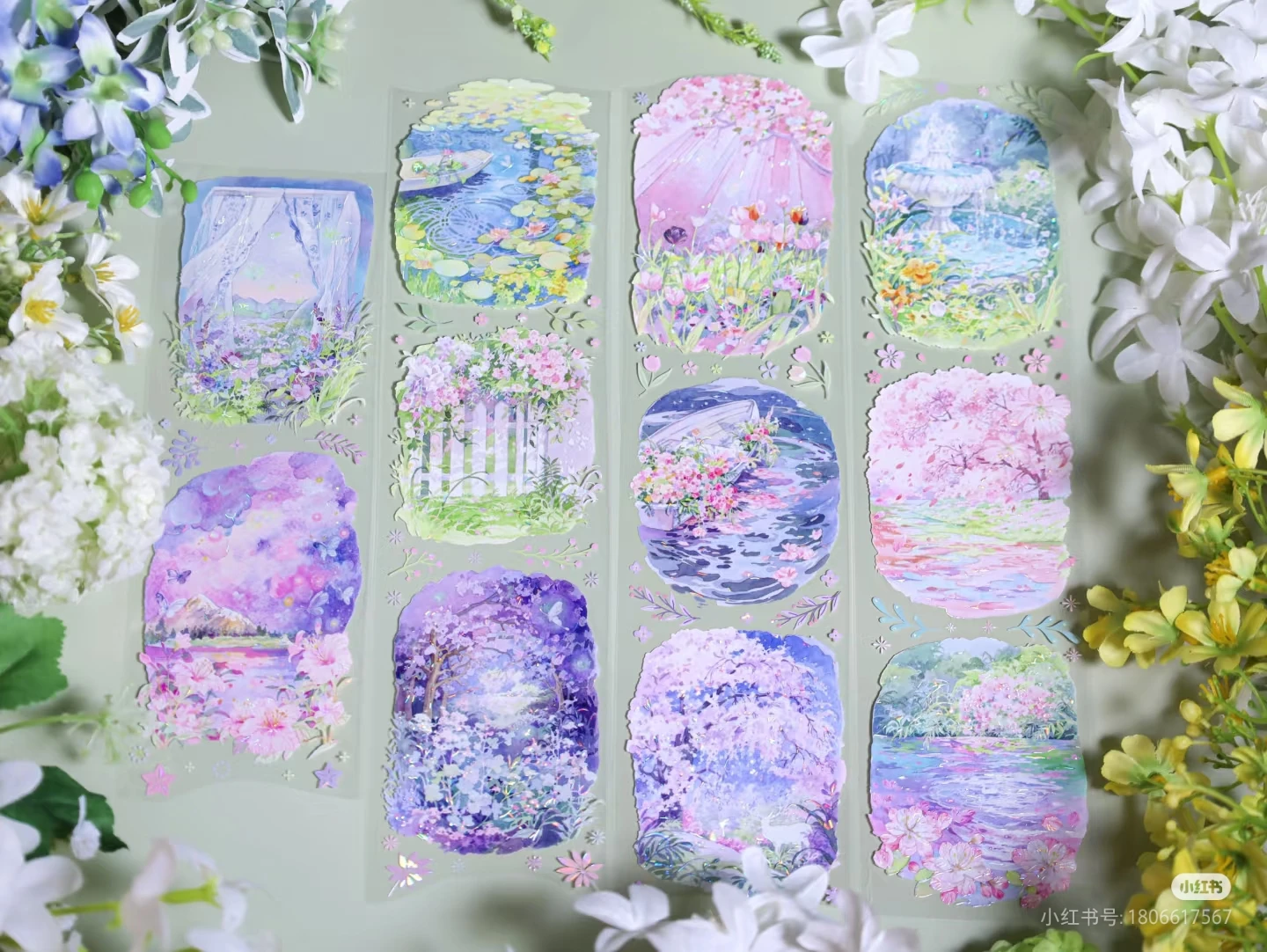 1 Loop Beautiful Forest Washi PET Tape Shiny - Limited