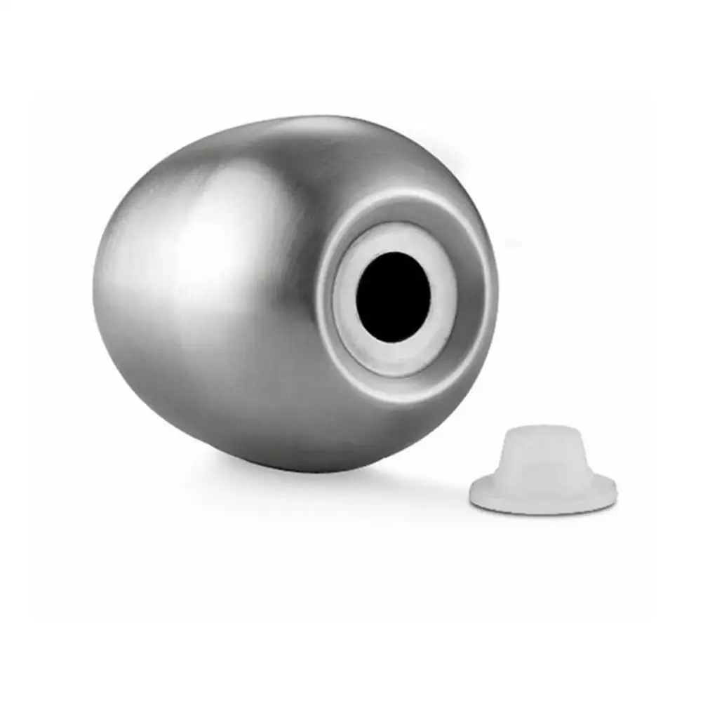 

Egg Shaped Pepper Shaker Sugar Dispenser Spices Jars Stainless Steel Storage Seasoning Container Kitchen Supplies Anti Rust 3