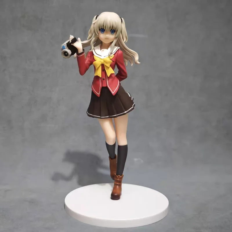 Anime-Figur Nao Tomori Niedliches Schönes Mädchen Charlotte PVC-Statue Puppe Spielzeug Desktop-Dekoration Ornament für Sammler