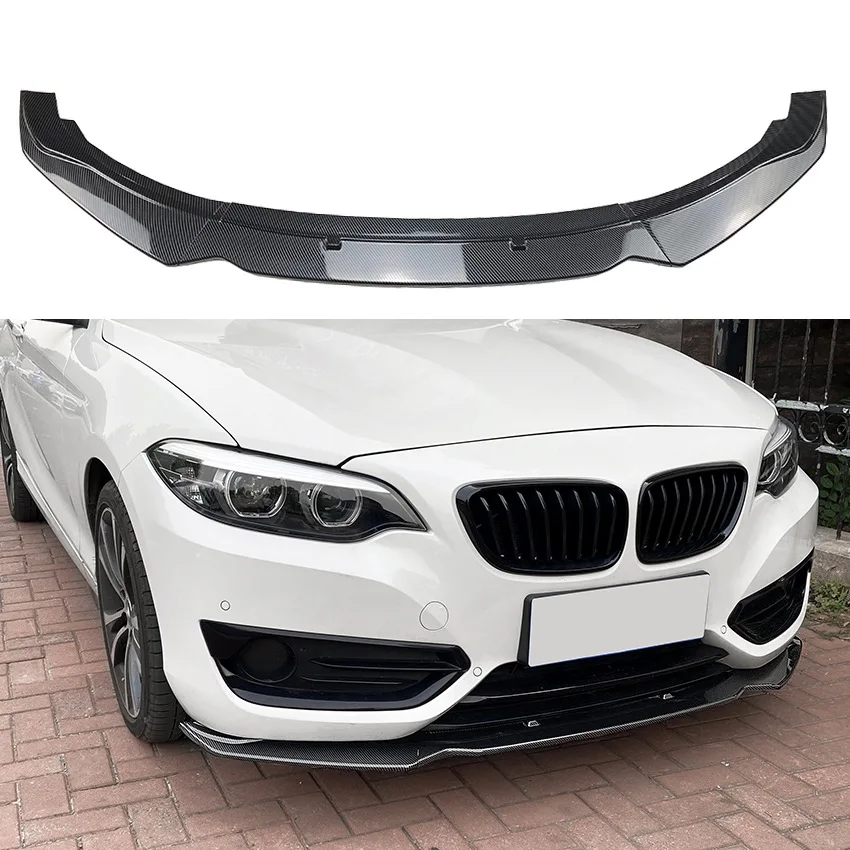 

For BMW 2Series F22 220i 225i 228i 2014–2019 Front Bumper Lip Spoiler Splitter Body Kit Tuning Modification Exterior Accessories