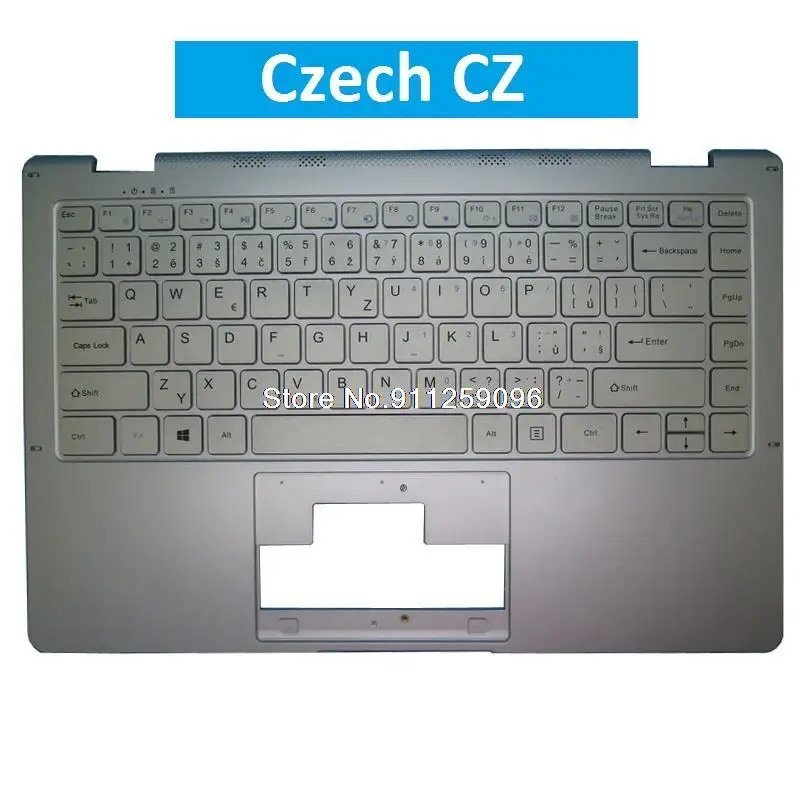 

Laptop PalmRest&keyboard For UMAX For VisionBook 13Wa Flex UMM200V34 Czech CZ Upper Case New