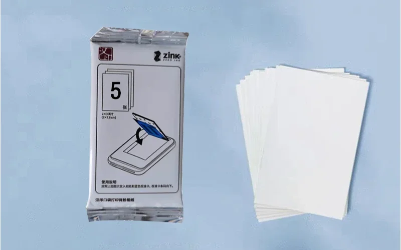 HPRT MT53 oder HPRT Z1 Spezifisches Fotopapier, 5,1 x 7,6 cm, Original-Fotopapier mit klebriger Rückseite für M53/Z1-Drucker – Detail 11