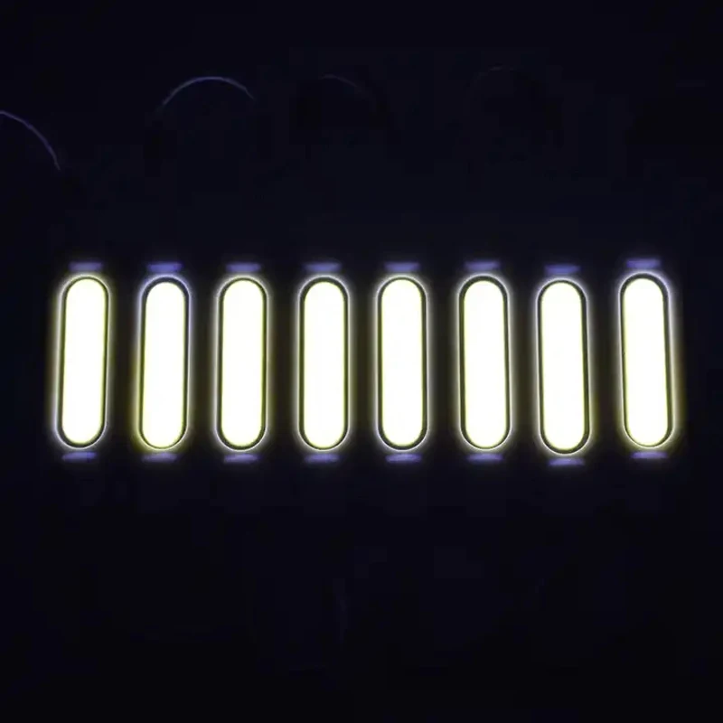 Módulo LED COB para coche y camión, luz de fondo impermeable IP65, 2w, 12v, 24v, blanco cálido, rojo, verde, azul hielo, rosa, amarillo, logotipo de