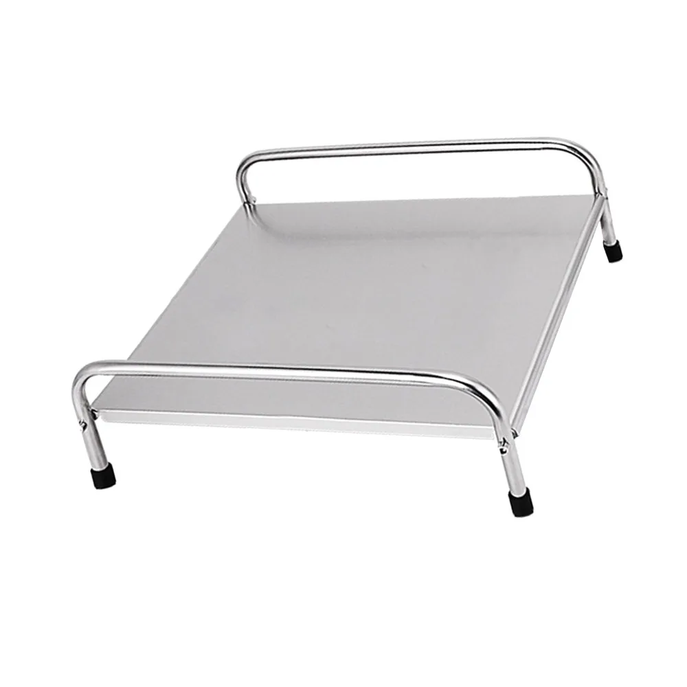 Stainless Steel Induction Cooker Bracket Silver Non Slip Feet Electric Stove Stand Easy to Move Multipurpose