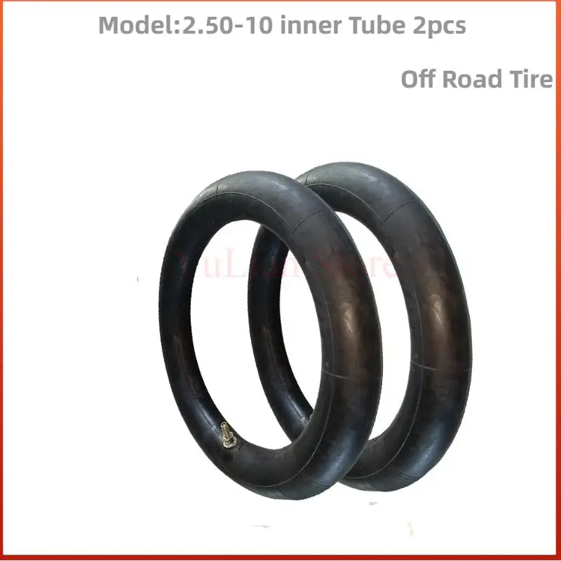 2pcs 2.50-10 Inner Tube Wear resistant straight mouth inner tube Off road tires