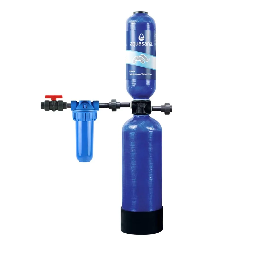 

Aquasana Whole House Water Filter System - Carbon & KDF Home Water Filtration - Filters Sediment & 97% Of Chlorine