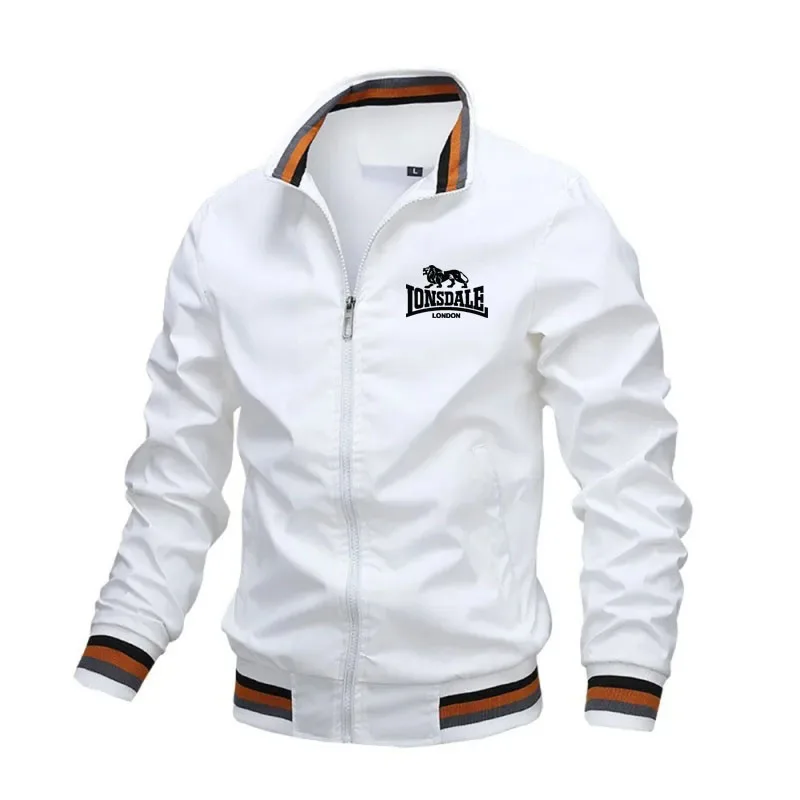 

2026 New Spring and Autumn Men's Casual and Fashionable Outdoor Mountaineering Sports Stand-up Collar Zipper Long-sleeved Jacket