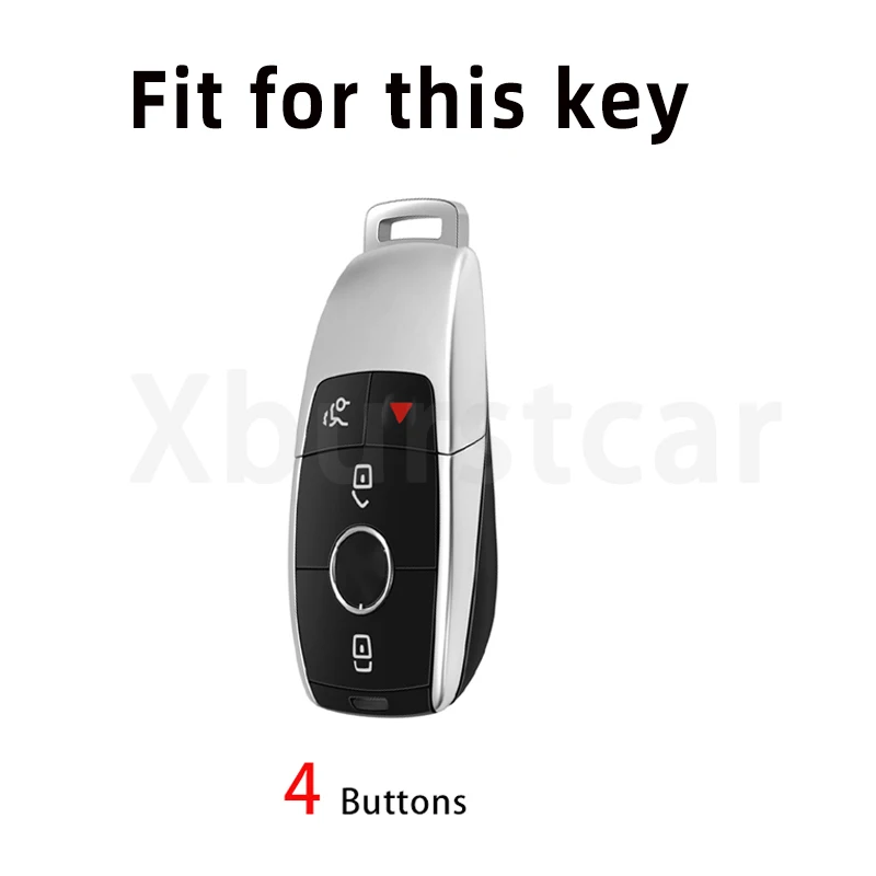 TPU Shell Fob For Mercedes Benz A C E S G Class GLC CLE CLA GLB GLS W177 W205 W213 W222 X167 AMG Car Remote Key Case Cover