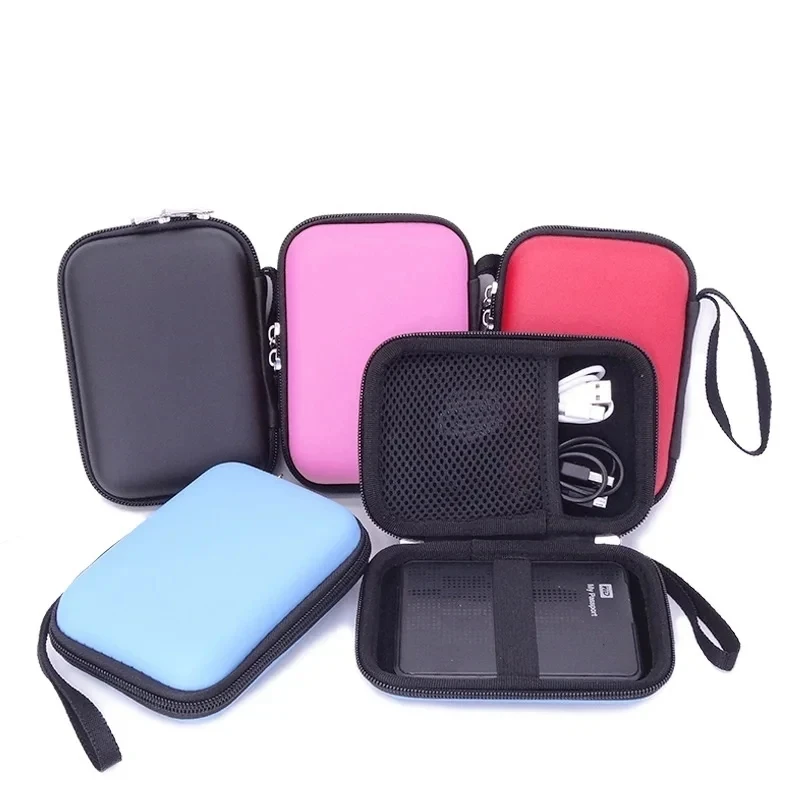 PU Leather Hard Shell Carrying Case Bag for U Disk, SD Card, USB Flash Drives Bank USB key,Bank USB key