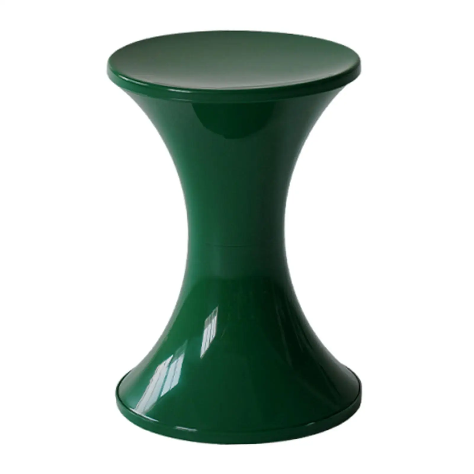 Creative Clock Shaped Footstool, Lightweight PP Footstool with Removable Lid for