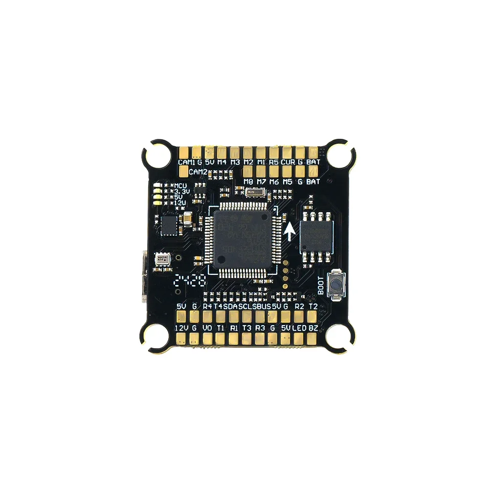 BoMaSAxisFlying Argus ECO STACK 60A ESC 4in1 +F405 Flight Controller 6S For FPV Freestyle Drones DIY Parts