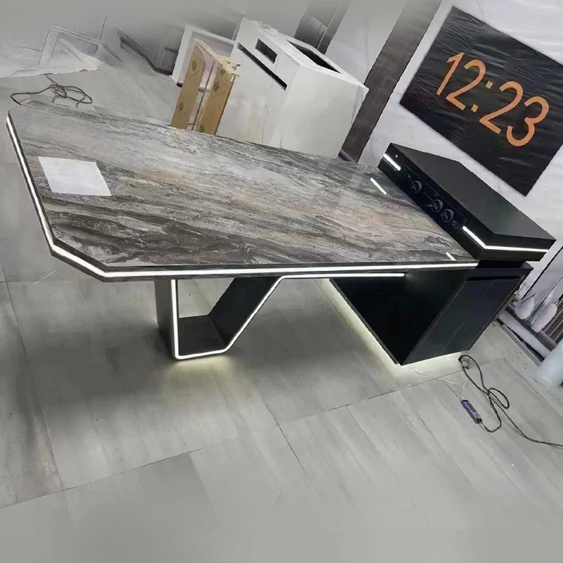 Customize the dining table of Foshan Rock Plate Island, one multifunctional dragon head, high-end household small-sized kitchen