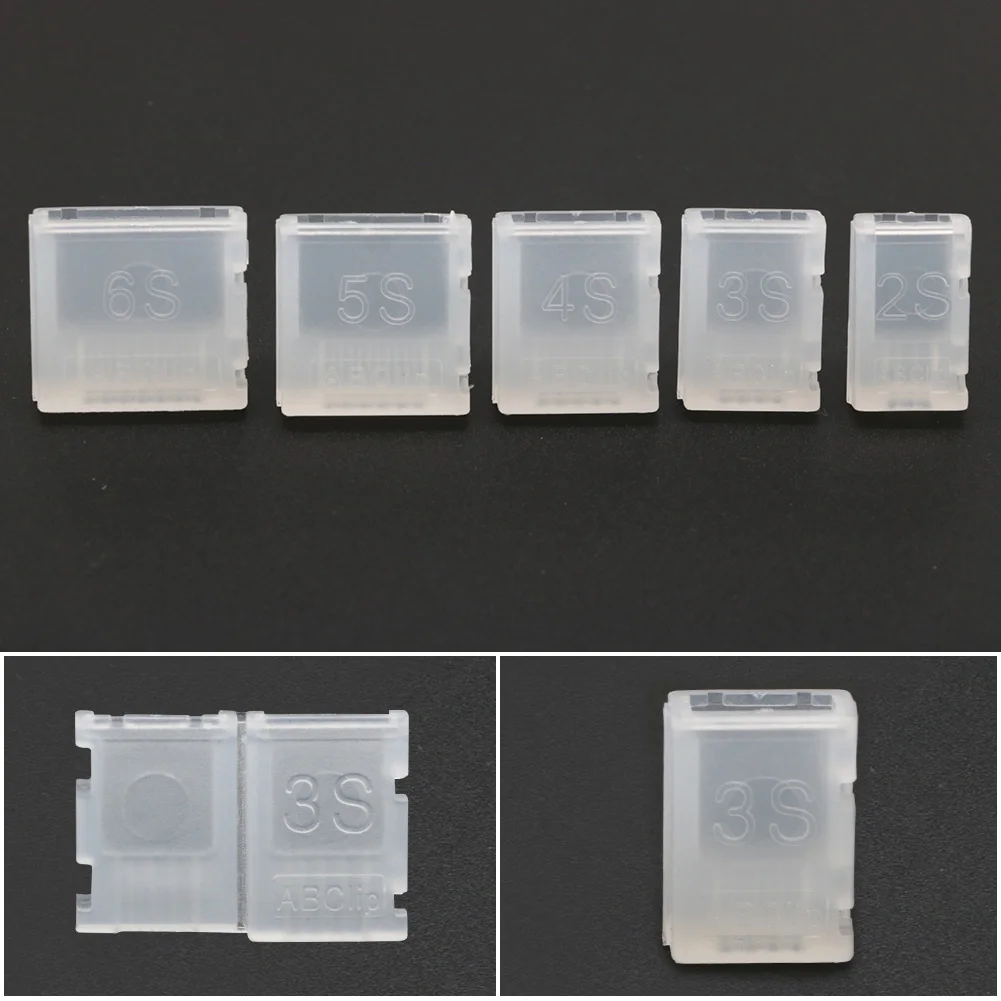 20pcs/lot 2S 3S 4S 5S 6S JST-XH Balanced head protection Balance Plug Savers AB Clip for Rc Lipo Battery