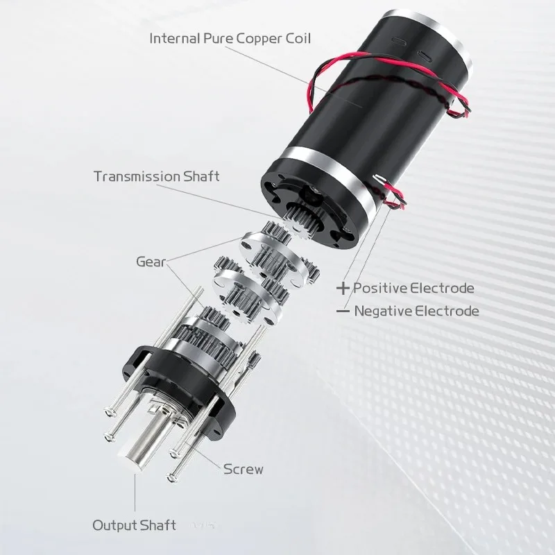 32GP-31ZY مصغرة الكواكب المعدنية تخفيض التروس المحرك 12 فولت-24 فولت عالية الطاقة 11 دورة في الدقيقة-2160 دورة في الدقيقة فرشاة الكربون قابل للتعديل سرعة موتور تيار مباشر #6